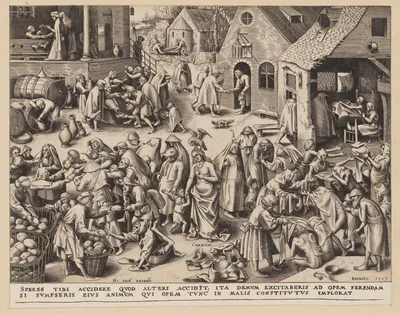 Charity, from The Seven Virtues — Philip Galle