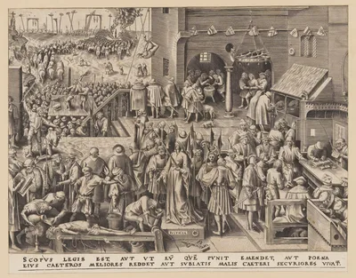 Justice, from The Seven Virtues — Philip Galle