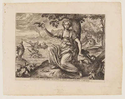 Touch, from The Five Senses — Adriaen Collaert
