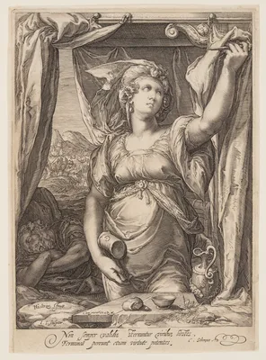 Jael and Sisera — Jan Saenredam