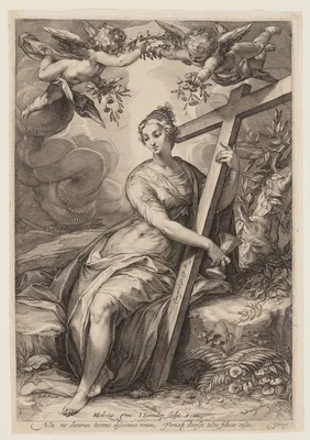 Faith, from Three Cardinal Virtues — Jan Saenredam