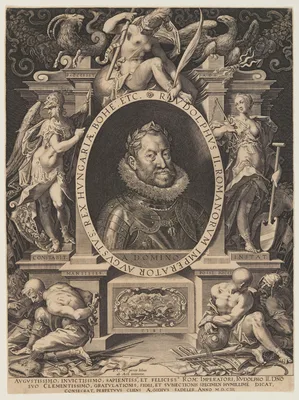 The Emperor Rudolph II — Aegidius Sadeler