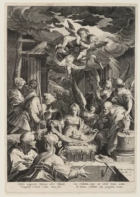 The Nativity — Aegidius Sadeler