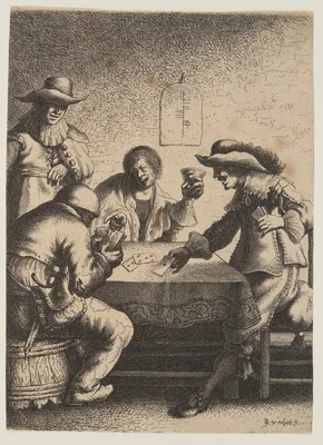 The Game of Cards — Jan Gillisz van Vliet