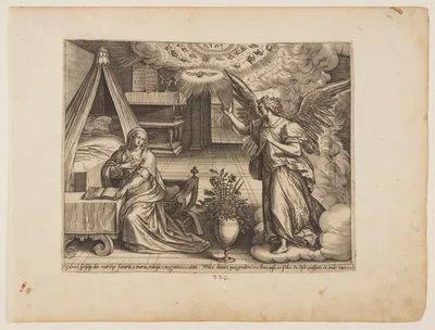 The Annunciation — Maerten de Vos