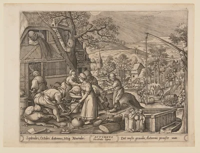 Autumn, from The Four Seasons — Pieter van der Heyden