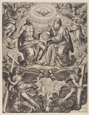 The Trinity — Philip Galle