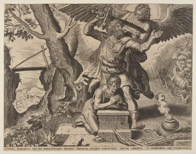 Abraham’s Sacrifice — Philip Galle