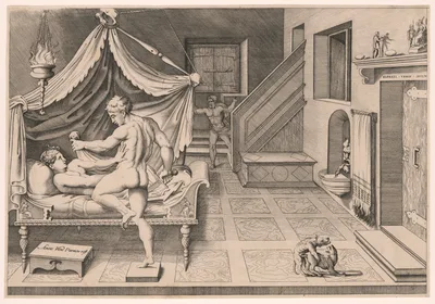 Tarquin and Lucretia — Enea Vico