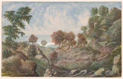 Landscape with River Gorge — George Sand