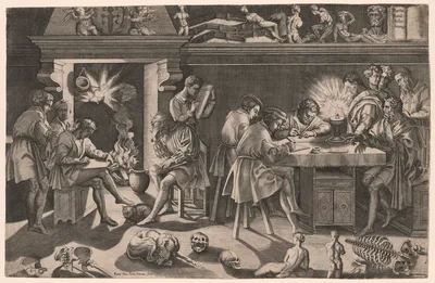 The Academy of Baccio Bandinelli — Enea Vico