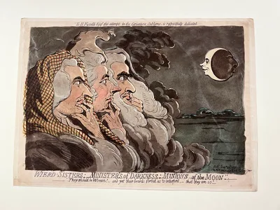 Wierd Sisters; Minister's of Darkness; Minions of the Moon — James Gillray