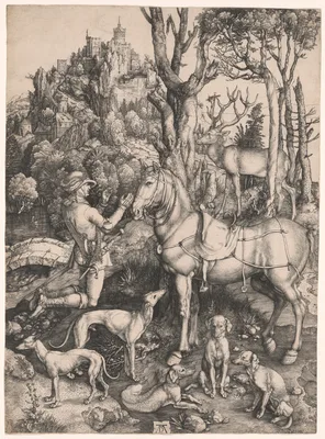 Saint Eustace — Albrecht Dürer