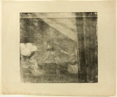 At the Café des Ambassadeurs — Edgar Degas