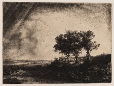 The Three Trees — Rembrandt