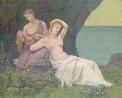 In the Heather — Pierre Puvis de Chavannes