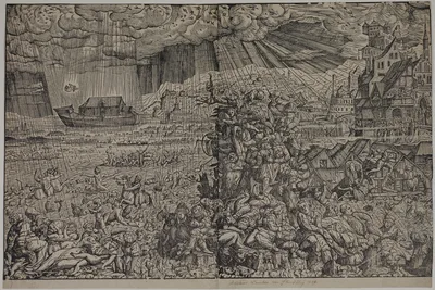 The Deluge — Melchior Lorck