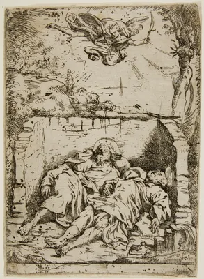 The Bodies of Saints Peter and Paul in the Same Sepulcher — Claude Vignon