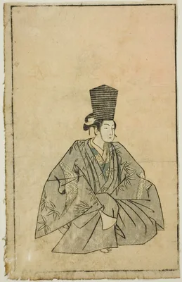 An Actor as Sanbaso, from "A Picture Book of Stage Fans (Ehon butai ogi)" — Katsukawa Shunshō