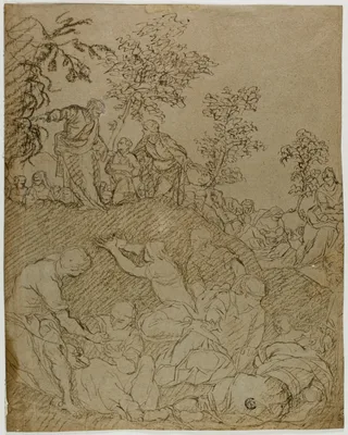 Miracle of the Loaves and Fishes — Domenico Tintoretto
