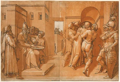 Pilate Washing His Hands — Andrea Andreani