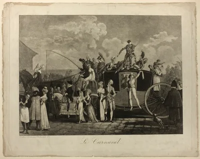 The Carnival — Philibert-Louis Debucourt