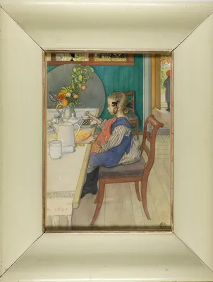 Little Lie-A-Bed's Sad Breakfast — Carl Larsson