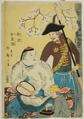 China and Russia (Nankin, Oroshiya) — Utagawa Hiroshige II