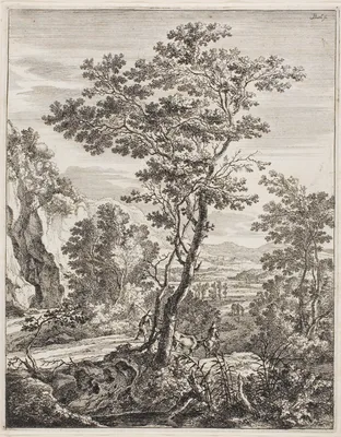 The Large Tree, from Upright Italian Landscapes — Jan Both