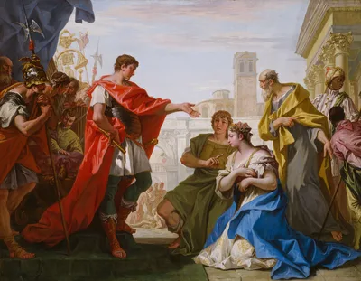 The Continence of Scipio — Sebastiano Ricci