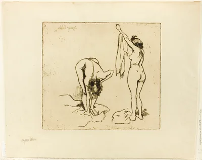 Two Women Drying Themselves — Suzanne Valadon
