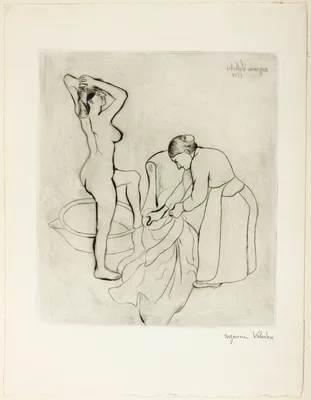 Woman at Her Bath — Suzanne Valadon
