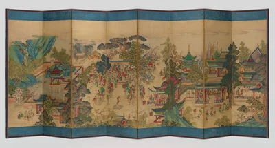 Joyous Banquet of Guo Ziyi (곽분양행락도)