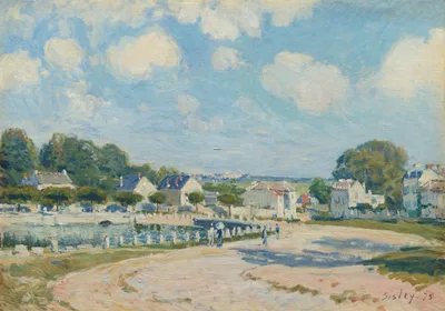 Watering Place at Marly — Alfred Sisley