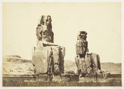 The Statues of Memnon — Francis Frith