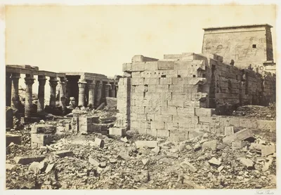 View on the Island of Philae — Francis Frith