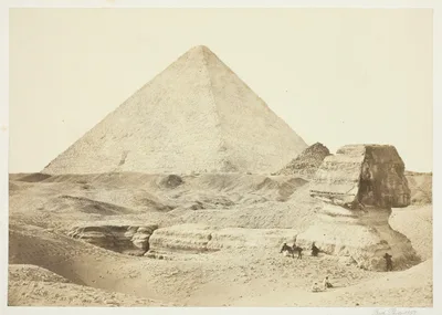 The Sphynx and Great Pyramid — Francis Frith