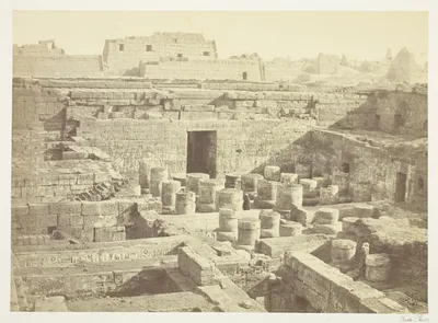 New Excavation at Medinet-Haboo — Francis Frith