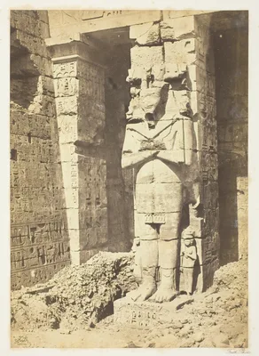 Osiride Pillars at Medinet-Haboo — Francis Frith