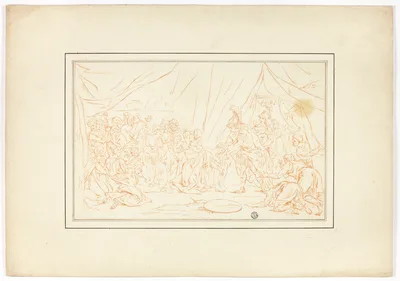 Alexander and the Family of Darius — Charles Le Brun