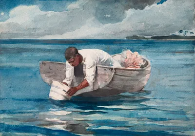 The Water Fan — Winslow Homer
