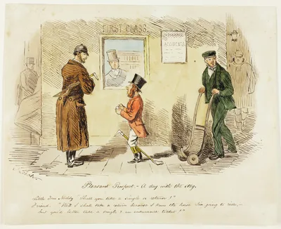 Pleasant Prospect: A Day with the Stag — John Leech