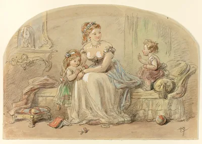 The Little Lecturer — Hablot Knight Browne