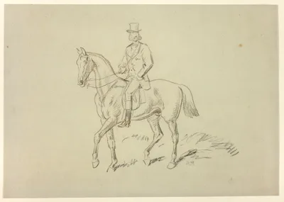 Horseman — Hablot Knight Browne