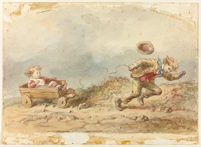 The Broken Cart-Rope — Hablot Knight Browne