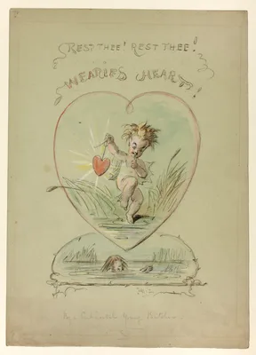 Rest Thee! Rest Thee! Wearied Heart! — Hablot Knight Browne