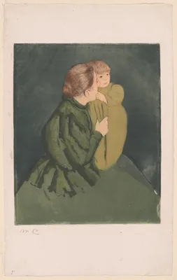 Peasant Mother and Child — Mary Cassatt