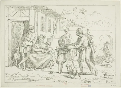 Homer — Pierre-Nolasque Bergeret