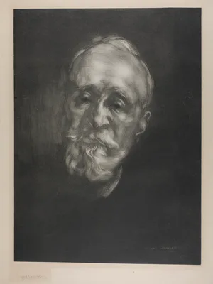 Portrait of Puvis de Chavannes — Eugène Carrière