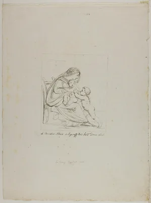 Seated Virgin — Vivant Denon